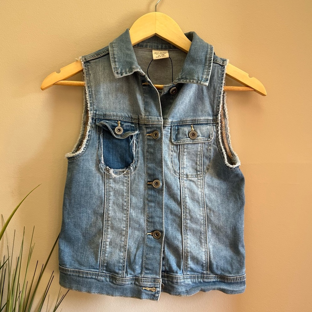 Zara Kids Denim Vest - Blue